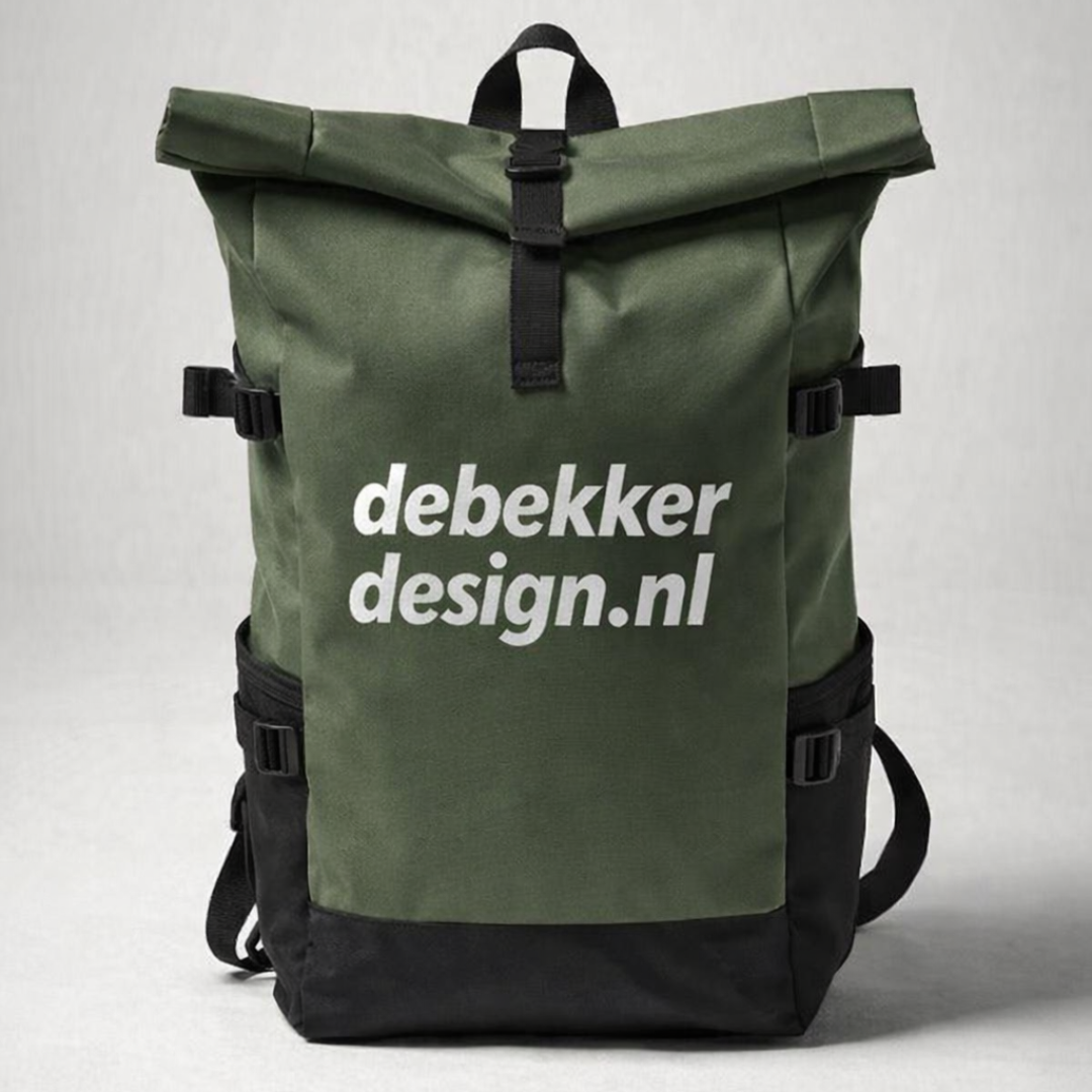 Rugtas - RollTop (incl. eigen logo)